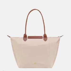 Longchamp Le and Pliage Cream White Paper Tote Bag - Image 5
