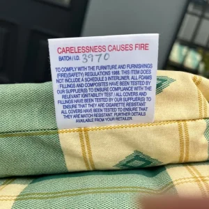 Set of Patio Chair Cushions x 6 - Image 3