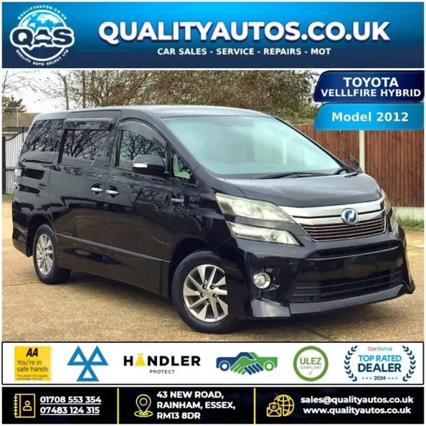 2012 Toyota Vellfire Hybrid 2.4L 7-Seater Auto