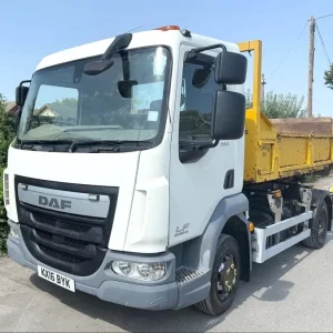 2016 DAF LF45.220 Hookloader and Tipper Skip Euro 6 7.5 Ton