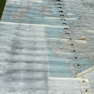 Huge vintage rolling map of D & G circa 1950’s - Image 2