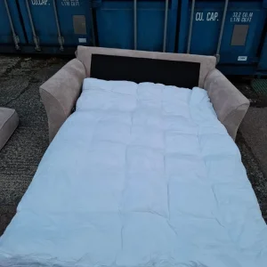 Beige sofa bed - Image 5