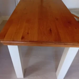 Solid wood dining table with 4 chairs - Image 4