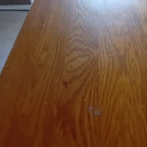 Solid wood dining table with 4 chairs - Image 6