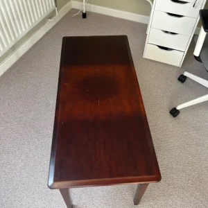 Vintage mahogany coffee table - Image 3