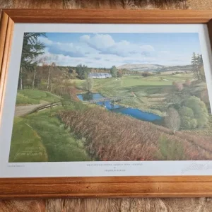 18th hole @ Gleneagles by Graham W Baxter print