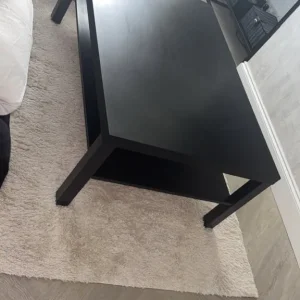 Black coffee table