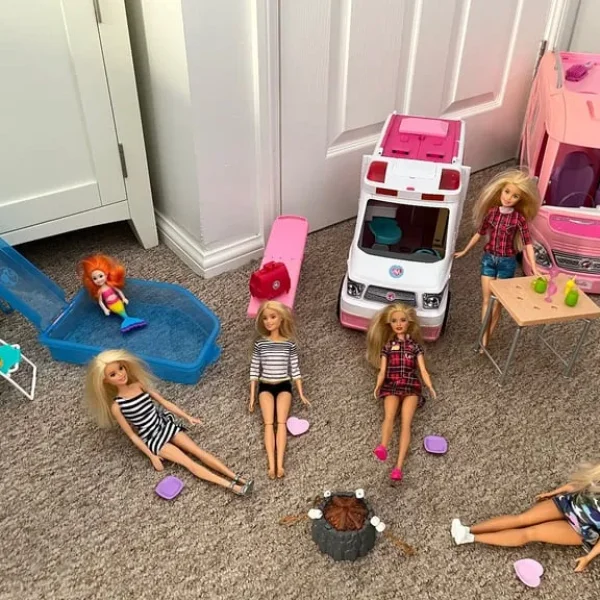 Barbie Camper and Ambulance Set