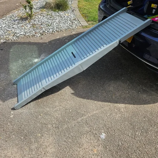 Folding dog ramp
