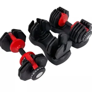 Braingain Adjustable Dumbbells – 2 Pieces - Image 3