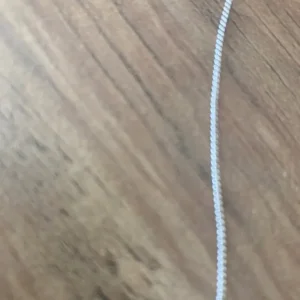 Silver necklace with 5 diamond pendant original retail £1,000 worn but perfect - Image 7