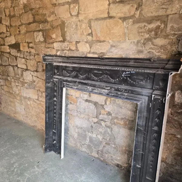 Decorative Victorian cast iron surround