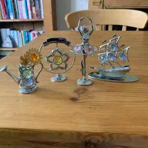 Crystal & metal ornaments by Crystal Craft