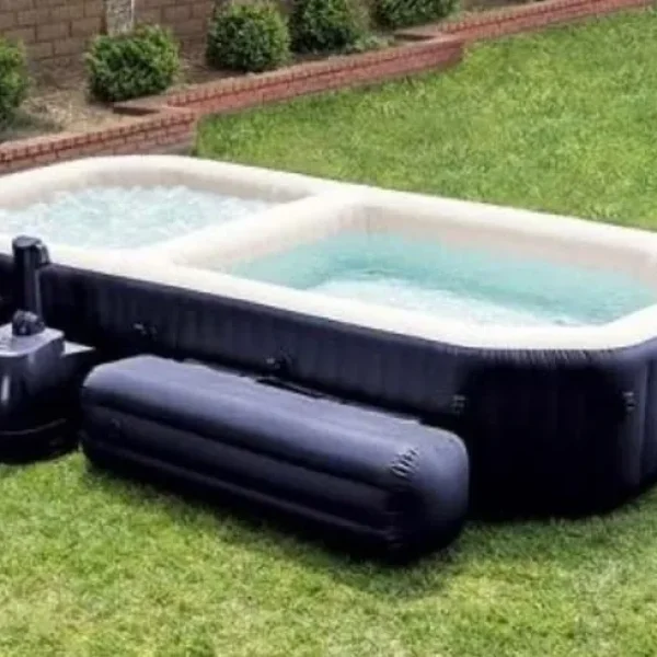 BRAND NEW INTEX HOT TUB WITH CONTROL PANEL AND ROOF COVER