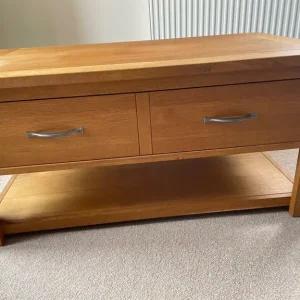Large Oak Coffee Table - Image 3