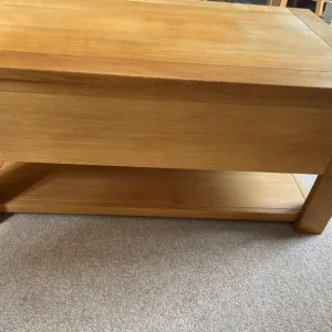 Large Oak Coffee Table - Image 6