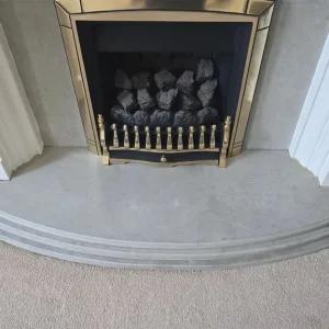 Fireplace with inset open coal gas fire - Image 2