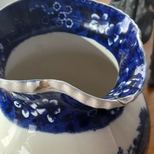 2 Copeland vases and blue flow jug - Image 6