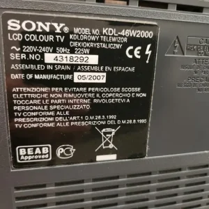 Sony Bravia 46" LCD TV - Image 6