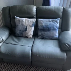 Leather Grey Sofa