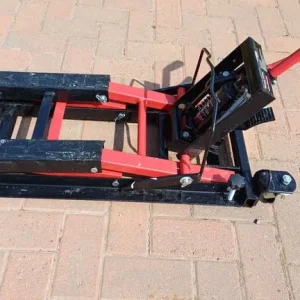 Motorcycle scissor hydraulic lift