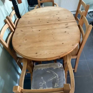 Dining table and chairs