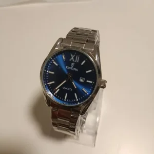 Men festina watch blue medium size - Image 2