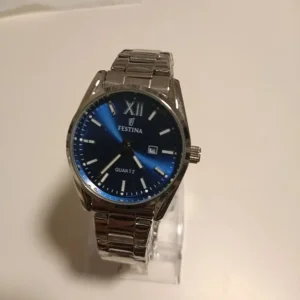 Men festina watch blue medium size - Image 6