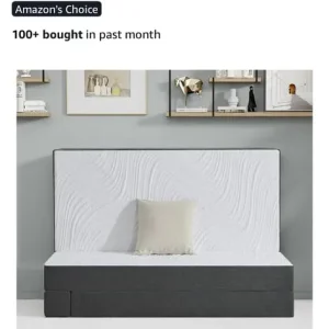 Twirest Folding Mattress 135x190x15 with Portable Pillow - Image 2