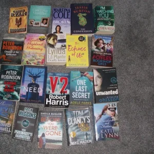 20 Paperback Books by Various Authors