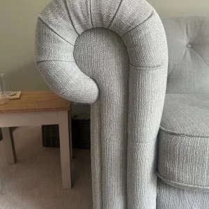 DFS grey 3 seater sofa - Image 4