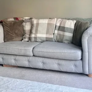 DFS grey 3 seater sofa