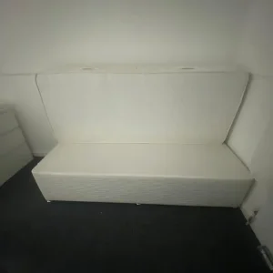 White Single Divan Bed - Image 2