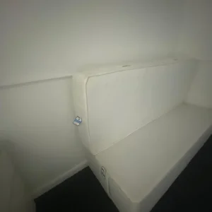 White Single Divan Bed