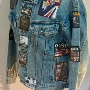 Oasis Live25 Murrayfield vintage denim jacket - Image 3