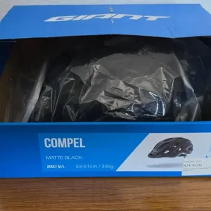 Giant Compel Bicycle Helmet Size M/L Matt Black - Image 5