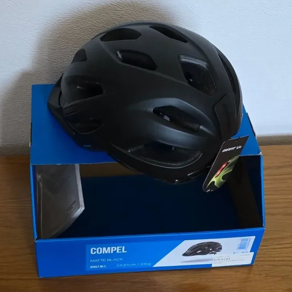 Giant Compel Bicycle Helmet Size M/L Matt Black