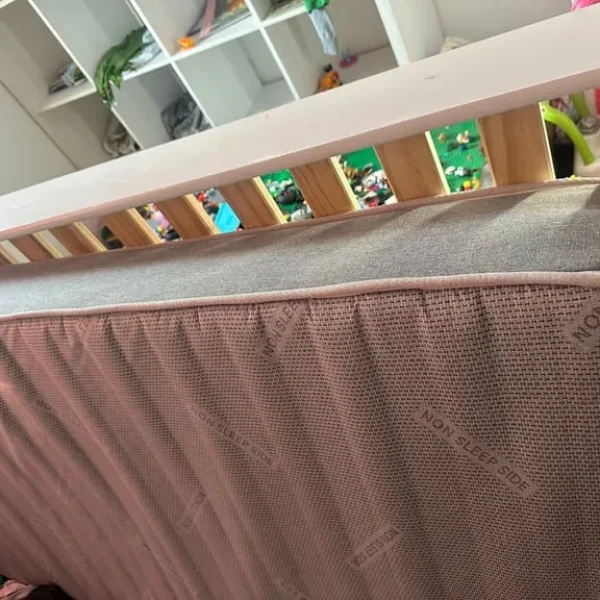 Single bed and mattress