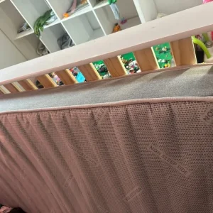 Single bed and mattress