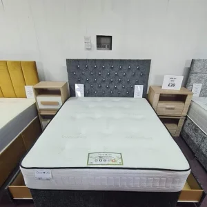 Double Divan Bed – Mattress Included, Storage Drawers Available