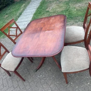 Dining table with 4 chairs - Image 2