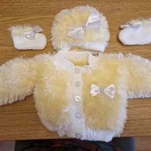 Baby cardigan set