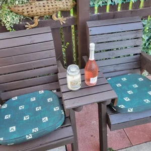 Charles Taylor Straight Twin Companion Set Garden Patio Furniture - Image 2