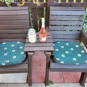Charles Taylor Straight Twin Companion Set Garden Patio Furniture