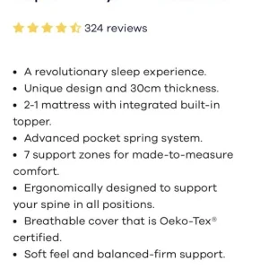 Hypnia Supreme Hybrid Mattress King Size - Image 6