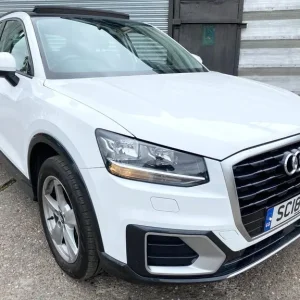 2018 Audi Q2 Sport 1.6 TDi with 18" alloys, sunroof, sat nav, black/red interior - Image 3