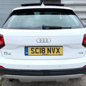 2018 Audi Q2 Sport 1.6 TDi with 18" alloys, sunroof, sat nav, black/red interior - Image 4