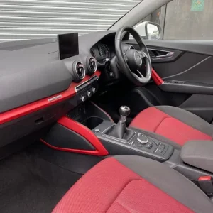 2018 Audi Q2 Sport 1.6 TDi with 18" alloys, sunroof, sat nav, black/red interior - Image 7