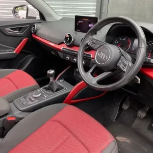 2018 Audi Q2 Sport 1.6 TDi with 18" alloys, sunroof, sat nav, black/red interior - Image 8
