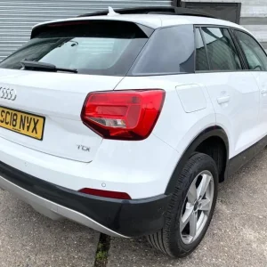 2018 Audi Q2 Sport 1.6 TDi with 18" alloys, sunroof, sat nav, black/red interior